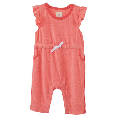 Enterito de Algodón Chess Baby Coral