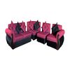 Modular Diseño A&M Home Madison Derecho 5 Cuerpos Negro Burdeo