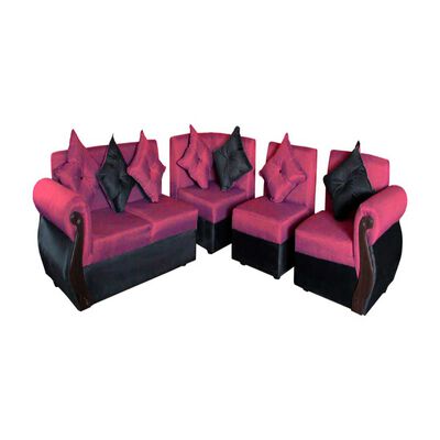 Imagen 2 del producto Modular Diseño A&M Home Madison Derecho 5 Cuerpos Negro Burdeo