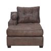 Sofá Seccional Innovamuebles Le Mans Doble Chaise XL 5 Cuerpos Café Envejecido