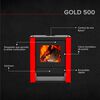 Estufa a Leña Bosca Gold 500 BV Rojo