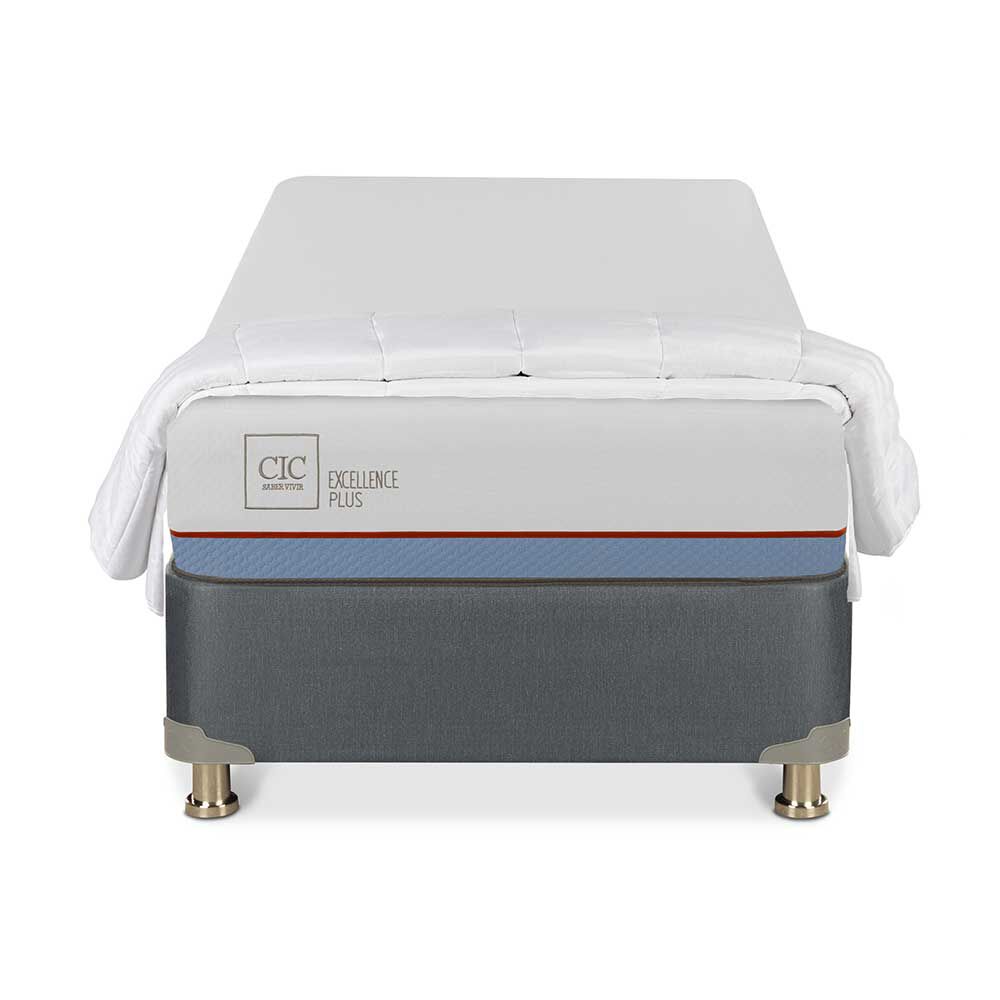 Cama Americana CIC 1 Plaza Excellence Plus + Plumón