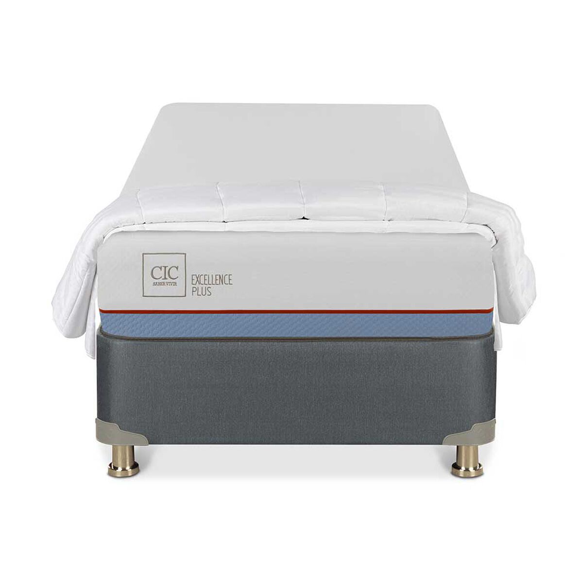 Cama Americana CIC 1 Plaza Excellence Plus + Plumón