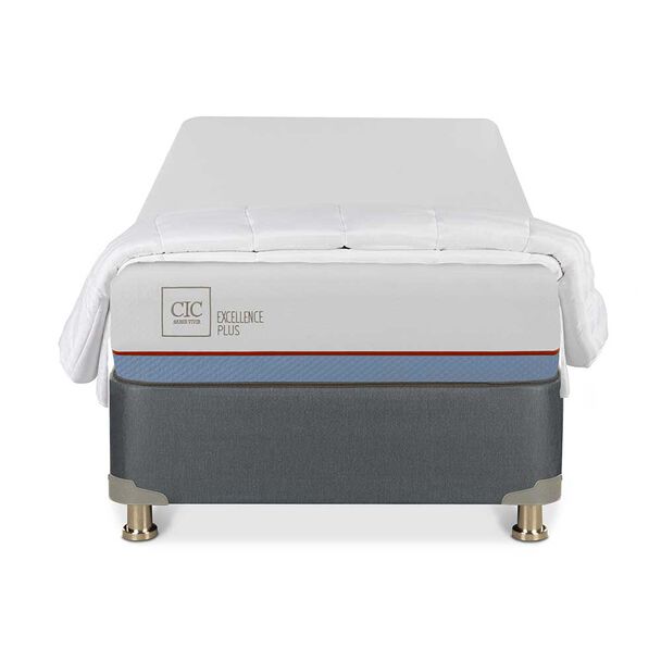 Cama Americana CIC 1 Plaza Excellence Plus + Plumón