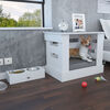 Velador Cama para Mascotas + Platos Hound TuHome
