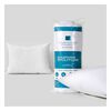 Cama Europea Latam Home Base Dividida 2 Plazas Cannon  + 2 Almohadas + Sábanas + Respaldo Tela Gris