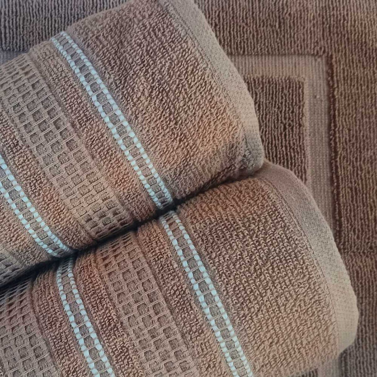 Set 6 Toallas Idetex Valencia Beige