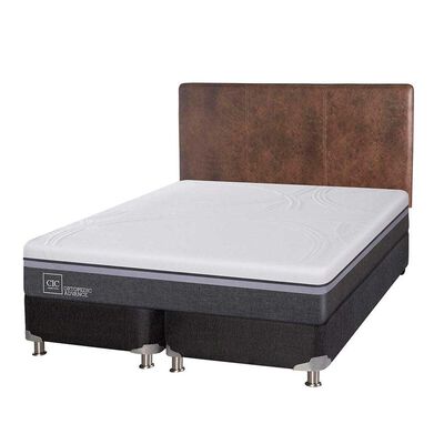 Imagen 2 del producto Box Spring CIC Base Dividida King Ortopedic Advance + Respaldo Baker
