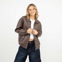 Chaqueta Mujer Icono Cafe