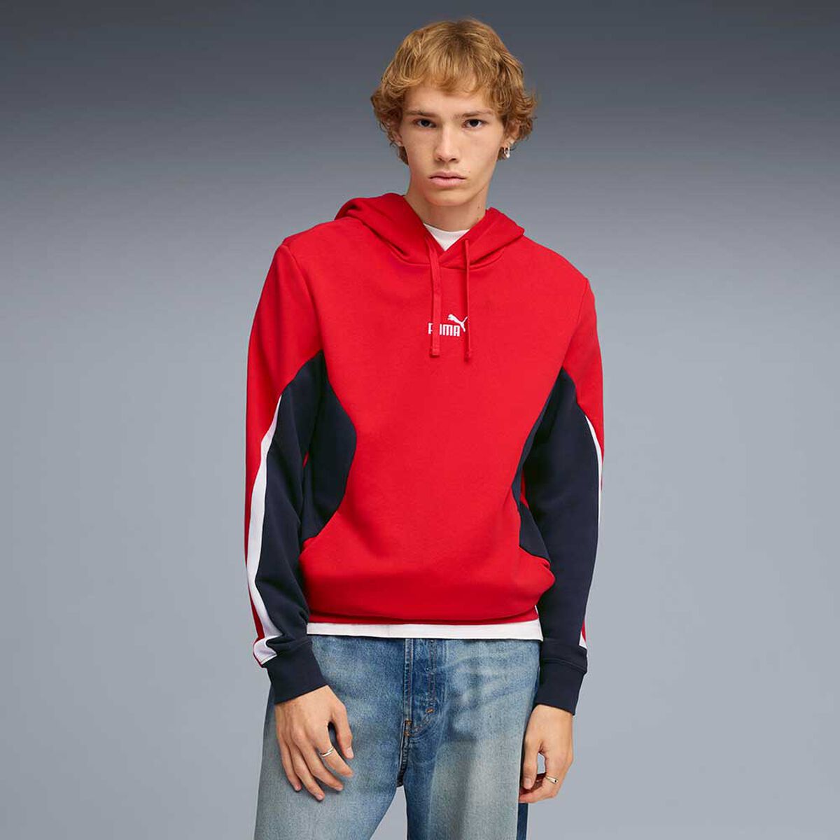 Poler&oacute;n Deportivo con Gorro Hombre Puma