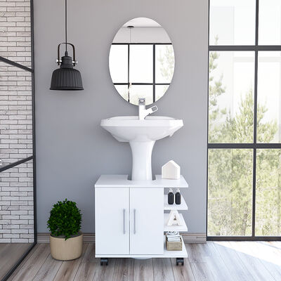 Mueble de Lavamanos 55 + Espejo TuHome Bath 55