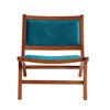 Sitial Latam Home Hannover Tela Velvet 1 Cuerpo Azul