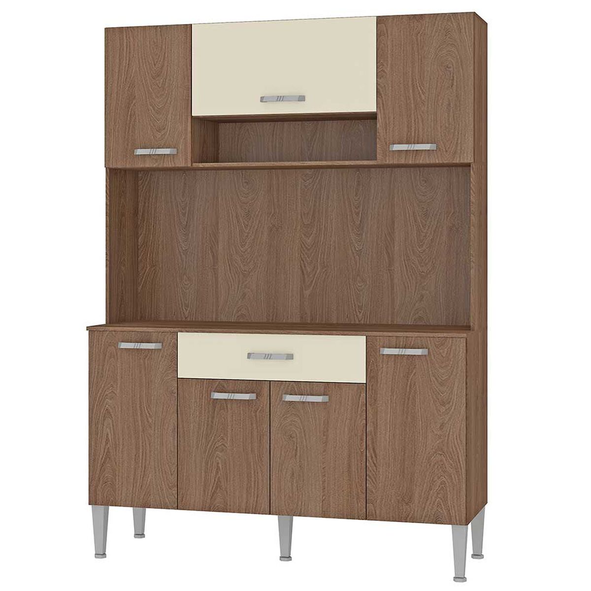 Mueble de Cocina Favatex Lidia Café 7 Puertas
