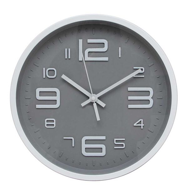 Reloj de Pared Plástico Vgo Circular 30 cm Blanco