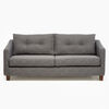 Juego de Living Barra Design Elena Sofá 3 Cuerpos + Dos Sillones 1 Cuerpo Gris