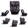Silla de Auto Bebe Convertible Saturn 360 Isofix Gris Oscuro Bebesit