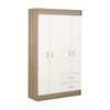 Closet Stanford 4 Puertas 2 Cajones Bicolor