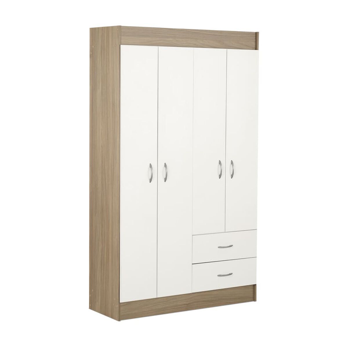 Closet Stanford 4 Puertas 2 Cajones Bicolor