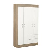Closet Stanford 4 Puertas 2 Cajones Bicolor