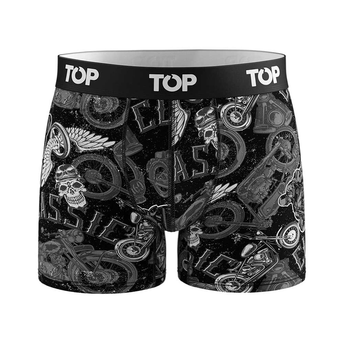 Pack 3 B&oacute;xer Medio Algod&oacute;n Motores Hombre Top