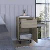 Velador TuHome Secret Z-81 con Cajón Oculto 1 Puerta Bardolino