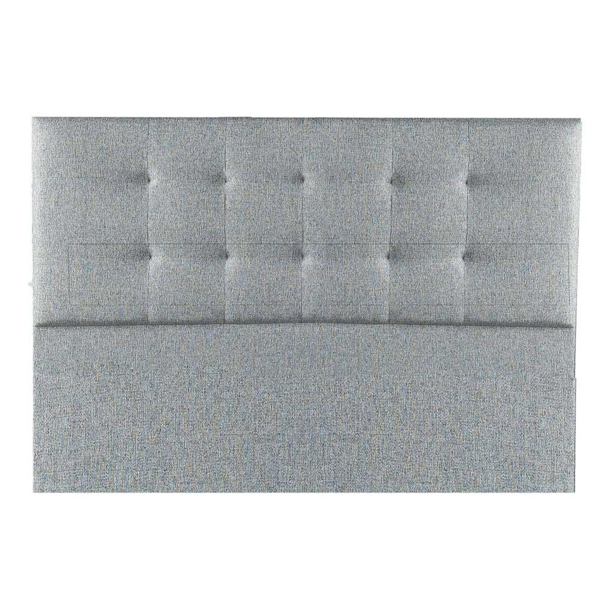 Cama Europea Simmons 2 Plazas Dreamer 190 Cm + Respaldo Tignes Plata