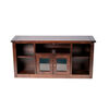 Rack TV Muebles Hema Berlin Hasta 50" Chocolate Vidrio