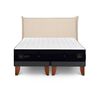 Cama Europea CIC Base Dividida 2 Plazas S&uacute;per Permium + Respaldo Tiber