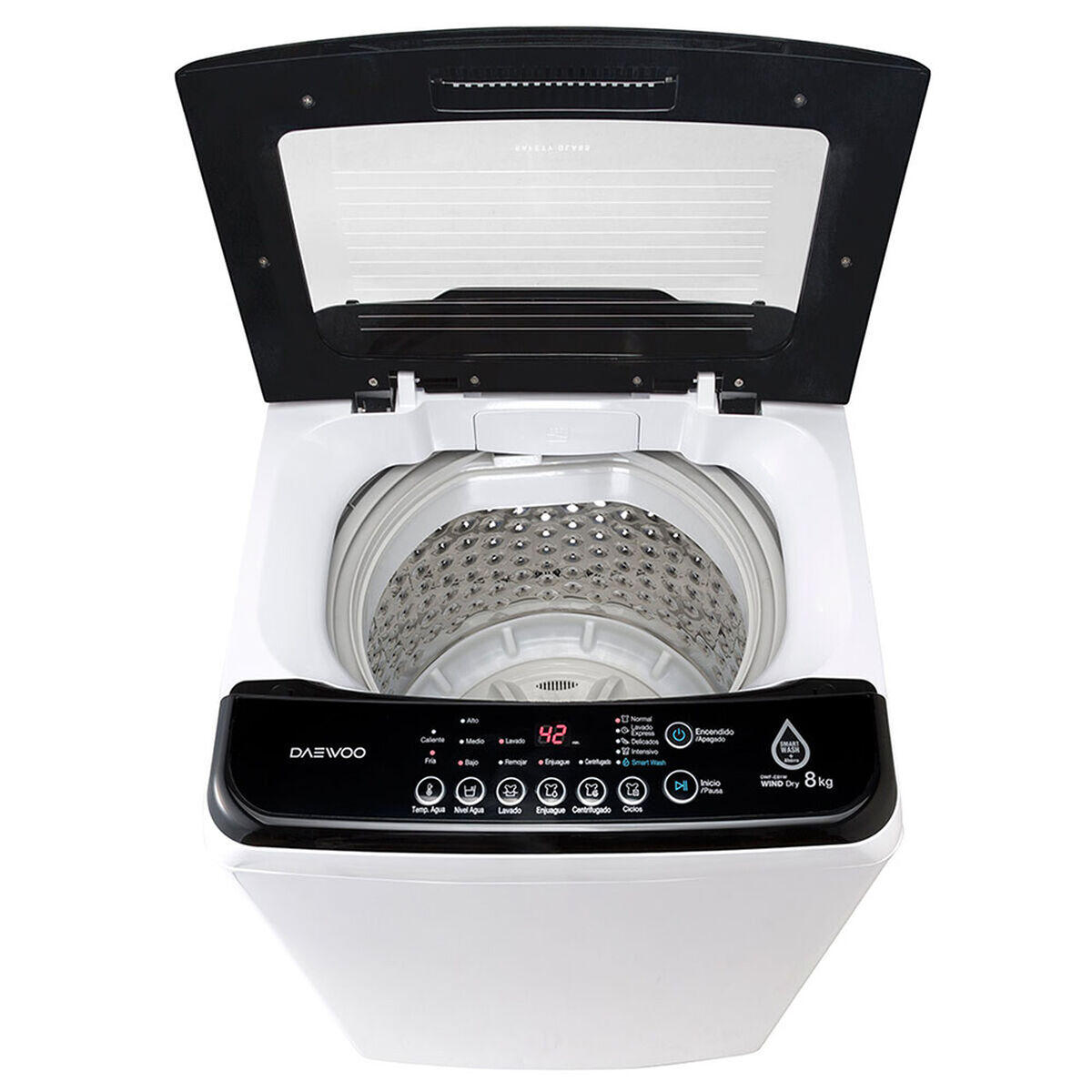Lavadora Automática Daewoo DWF E81W 8 kg