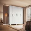 Clóset Vekkahome Roma 6 Puertas 1 Cajón Blanco