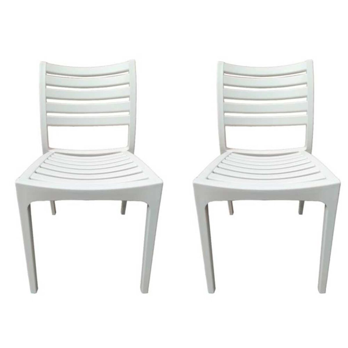 Pack 2 Sillas Idetex Edus Blanco