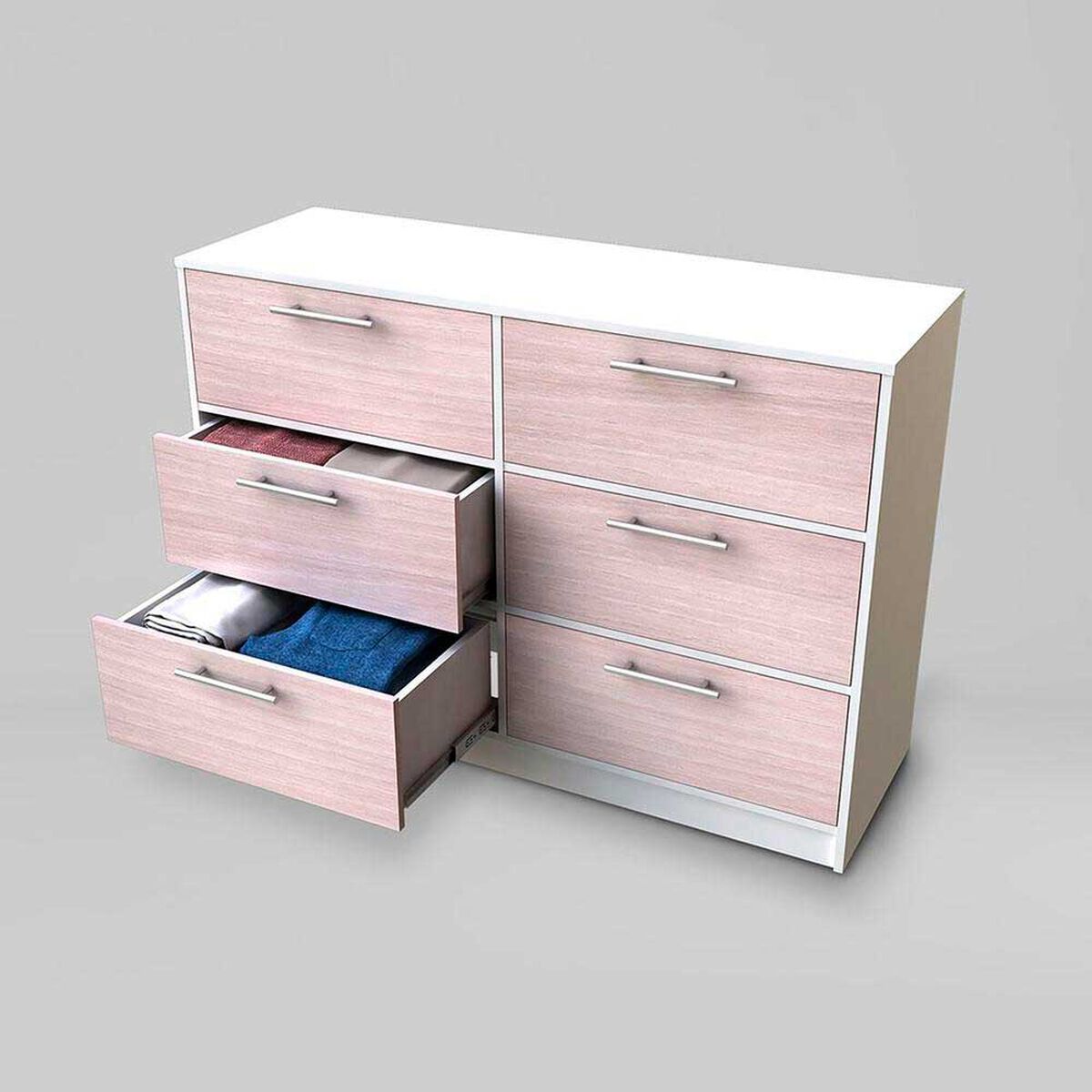 C&oacute;moda CIC Acacia 6 Cajones