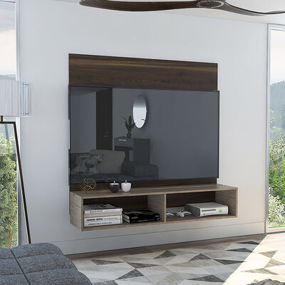 Panel TV TuHome Fraktal Habano /Miel Hasta 60"