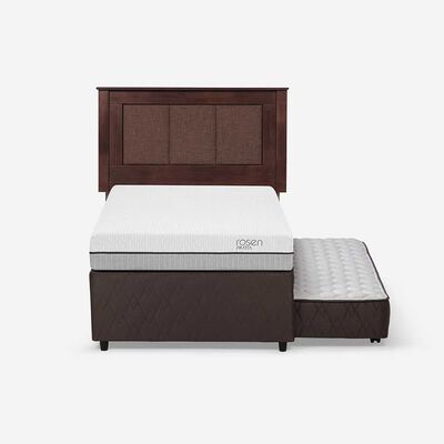 Imagen 2 del producto Cama Nido Rosen 1,5 Plazas Pratta + Respaldo Rachel