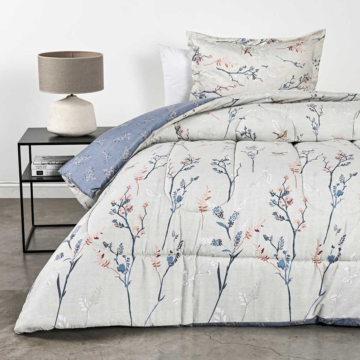 Plumón Estampado Cannon 1,5 Plazas Birdy