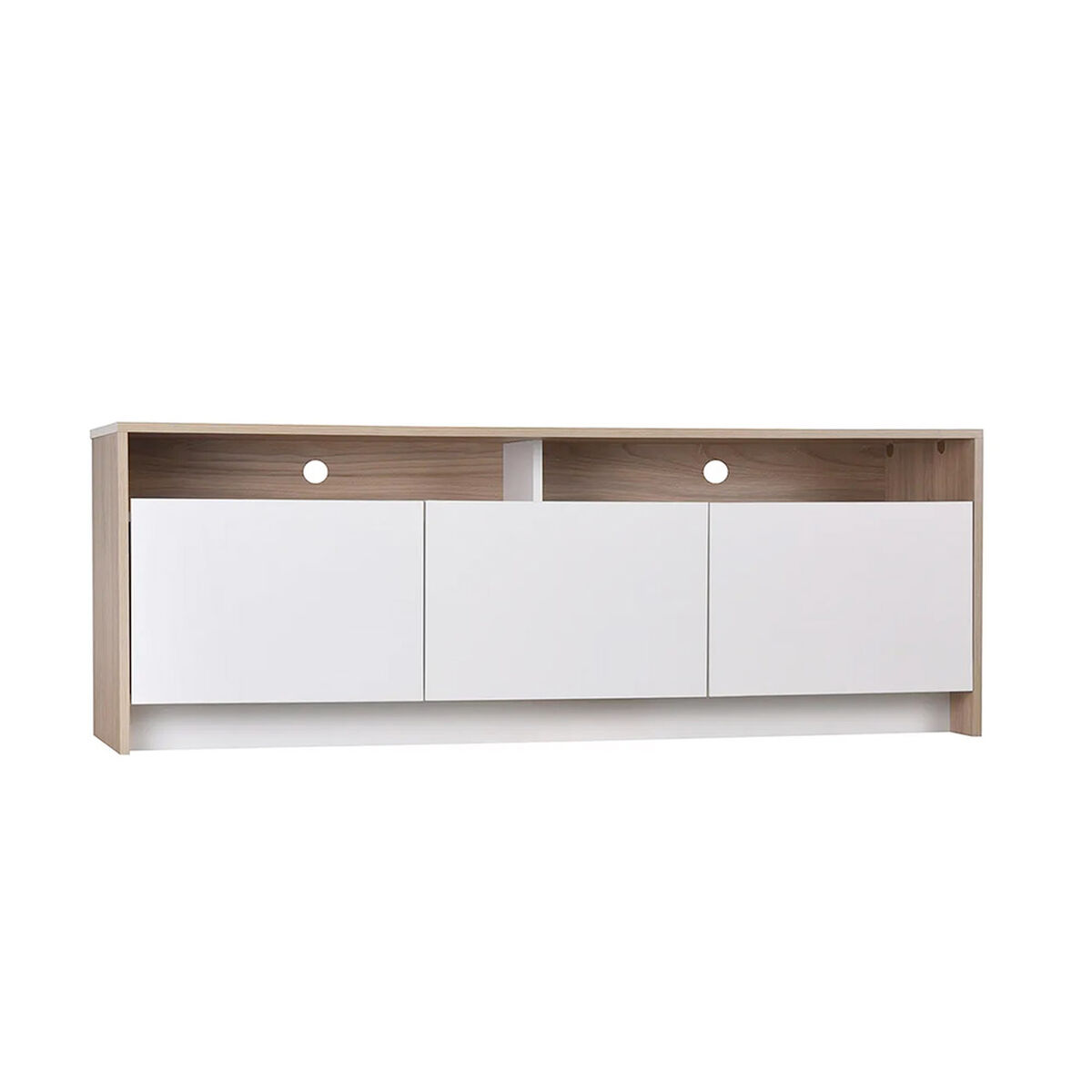 Rack TV Colb&uacute;n + Buffet CIC Olmo Blanco
