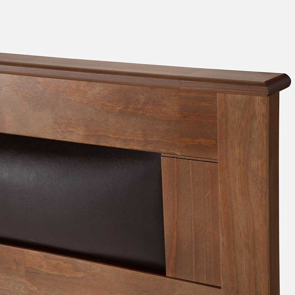 Cama Europea Rosen Base Dividida 2 Plazas Ergo T + Respaldo + 2 Veladores Ferrara + Cómoda Baker