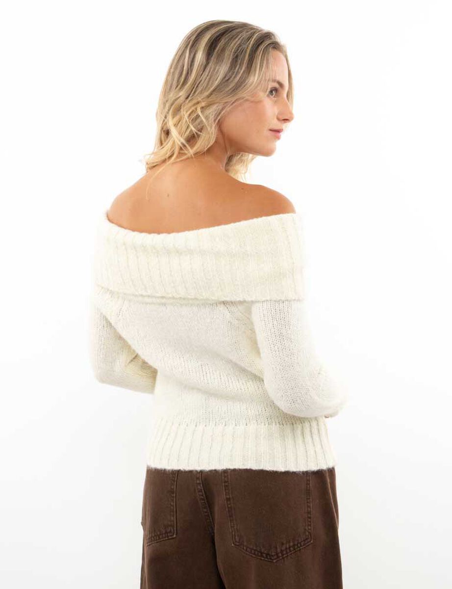 Sweater Bardot Mujer Icono
