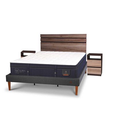 Imagen 2 del producto Cama Europea CIC King Súper Premium + Respaldo + Veladores