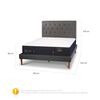 Cama Europea CIC 2 Plazas Premium + Respaldo