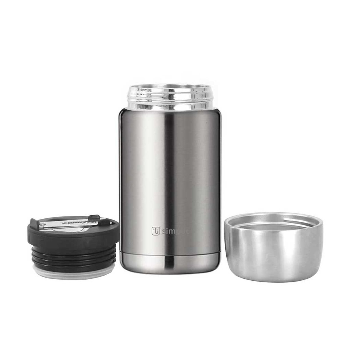 Termo para Comida Simplit  Insulado Acero Inoxidable Gris 750 ml