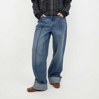 Jeans Baggy Mujer Icono Indigo