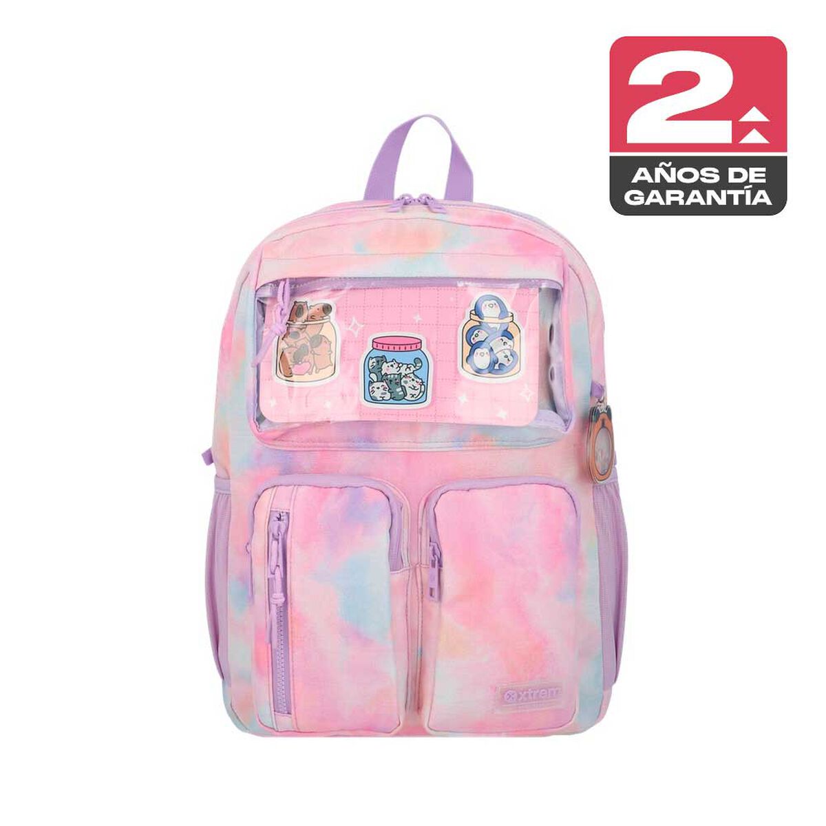 Mochila Notebook Xtrem Queens 6XT Rosado/Multicolor 15"