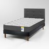 Cama Europea Drimkip 1,5 Plazas Juvenil + Respaldo Royal