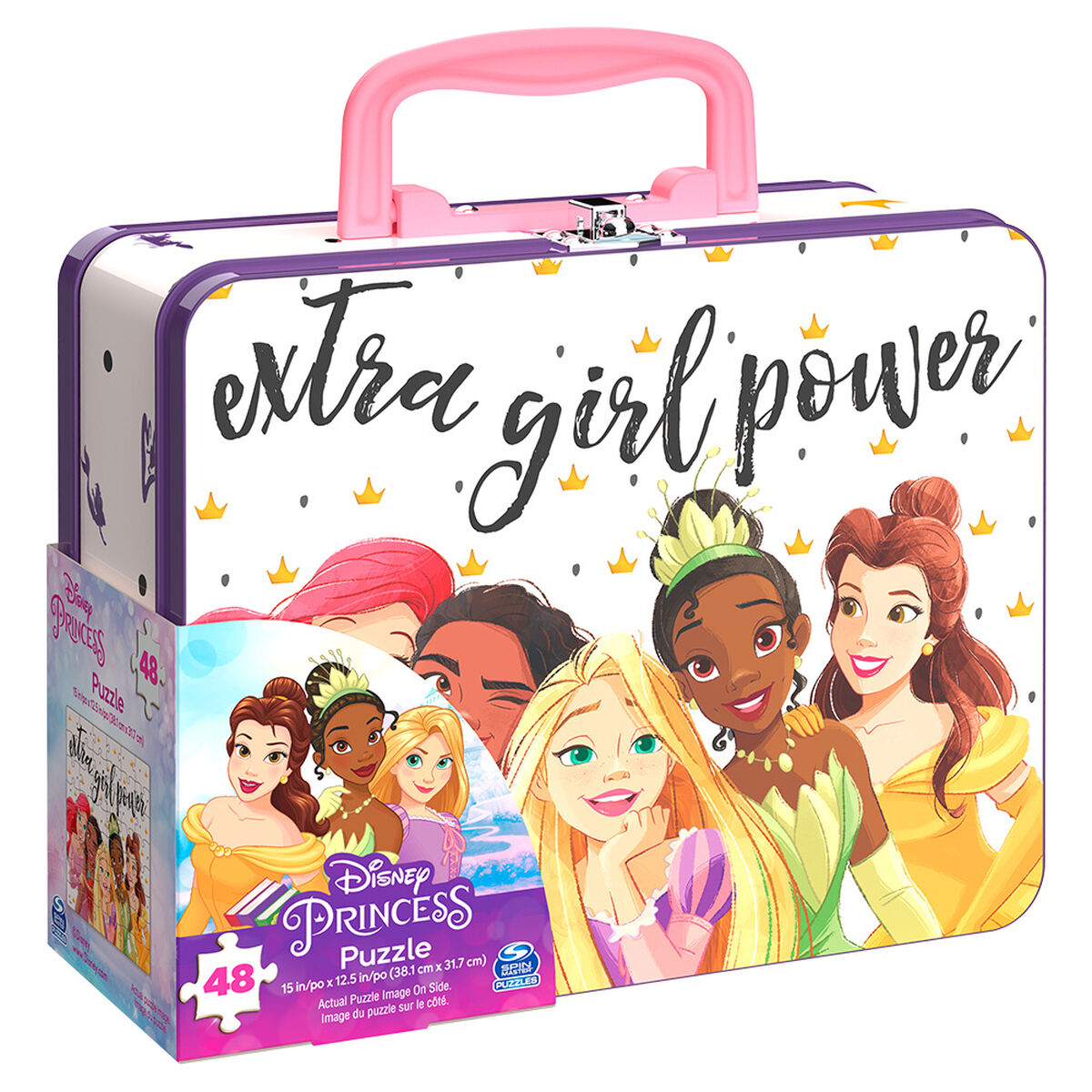 Puzzle Lonchera Metalica Princesas