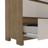 Cómoda Vekkahome Coimbra 4 Cajones Café