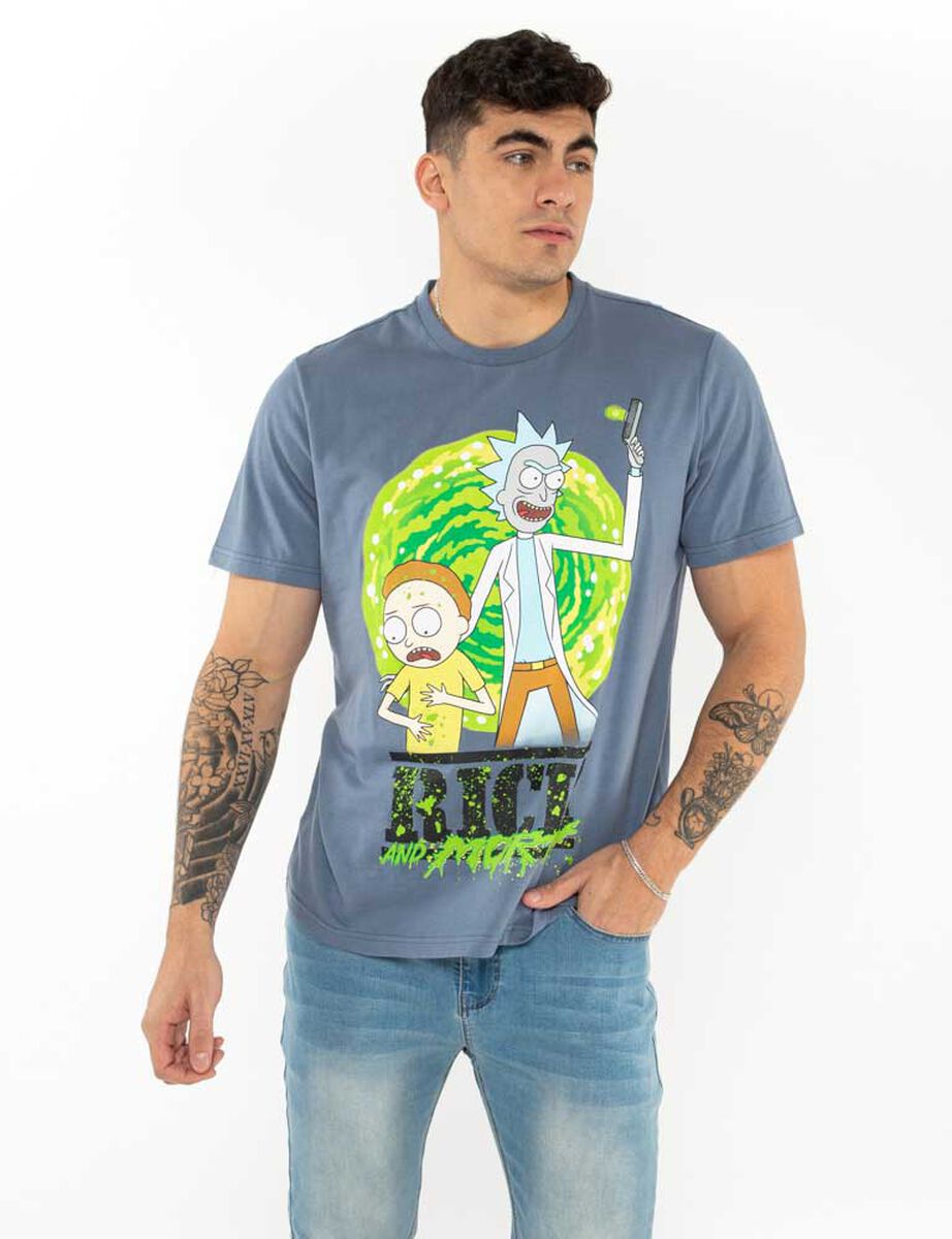 Polera Dibujos Animados Manga Corta Hombre Icono