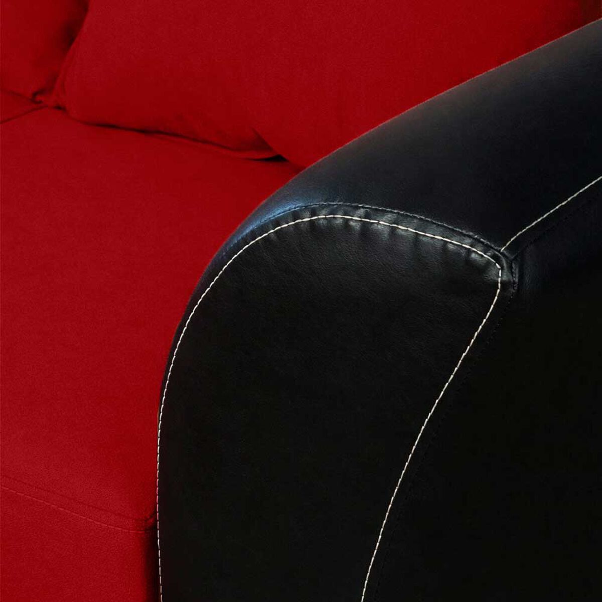 Sof&aacute; Seccional Elegant Detail New Minnesota modular Rojo