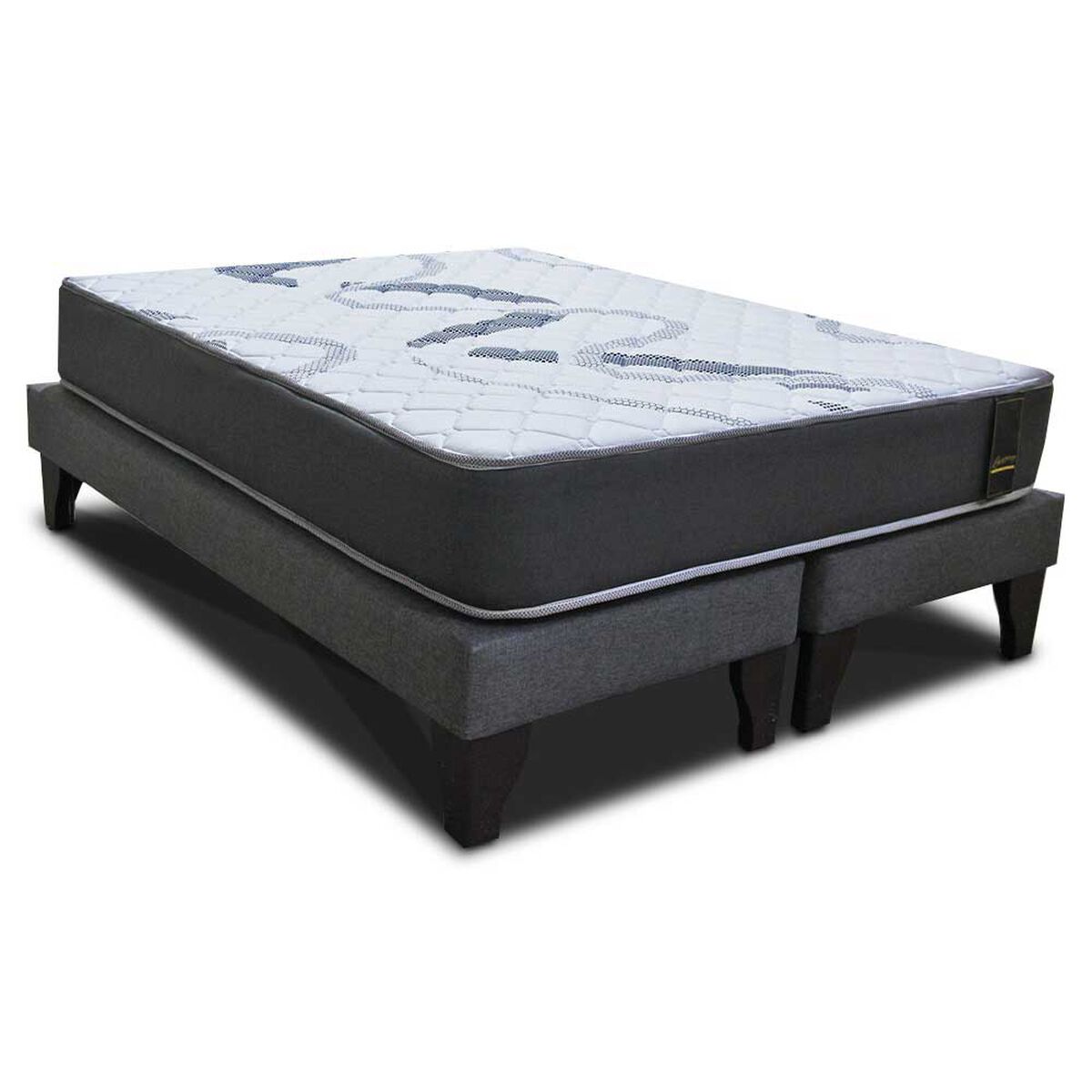 Cama Europea Sleepwell Base Dividida King Luxory