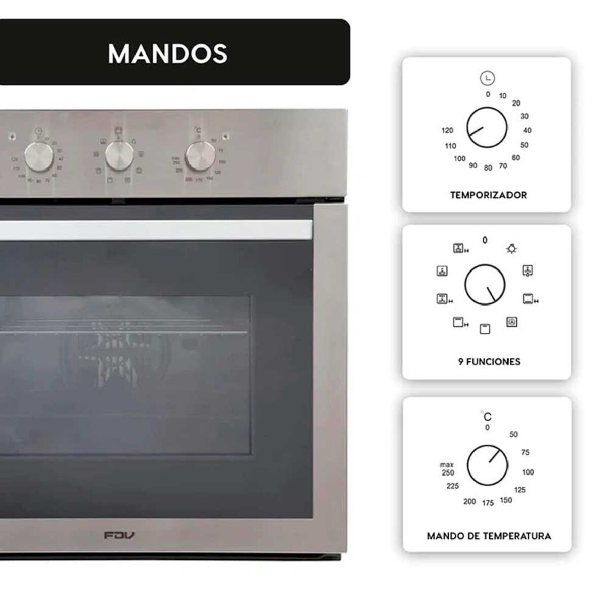 Horno Empotrable Eléctrico FDV Elite